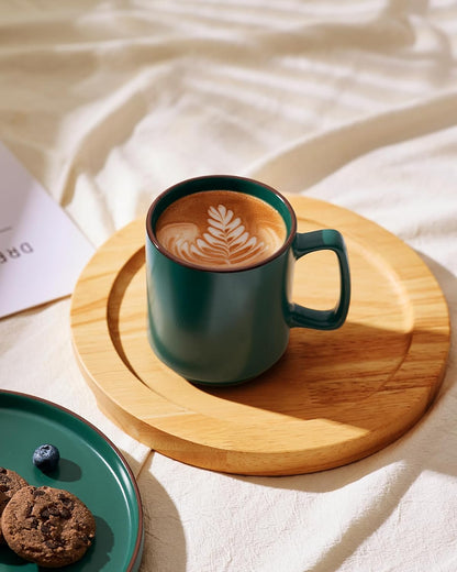 famiware Coffee Mugs Set of 4, Nebula 14oz Coffee Mugs, Ceramic Cup Set with Handle for Latte, Tea