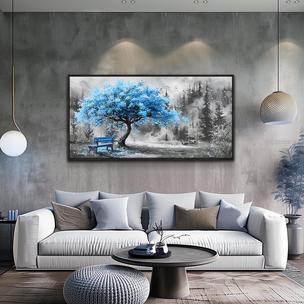 ZUITINGHUA Black Framed Canvas Wall Art For Living Room Wall Decor For Bedroom Office Wall