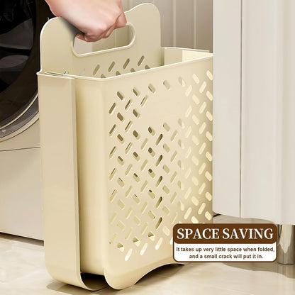 Laundry Basket Hamper,Hanging Wall Collapsible Laundry with Handle,Space-Saving Foldable Storage