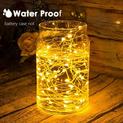 24 Pack Fairy Lights Battery Operated 7 Feet 20 Led Christmas Twinkle String Lights Silver Wire
