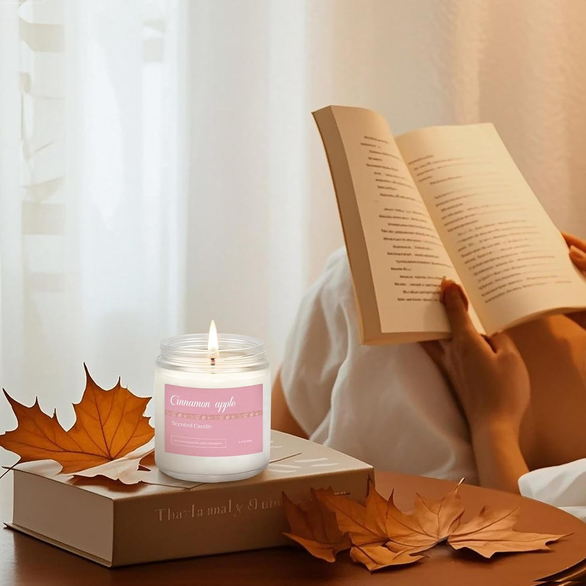 6 Pack Fall Candles for Home Scented, Fall Scented Candles for Women Gifts Autumn Home Decor