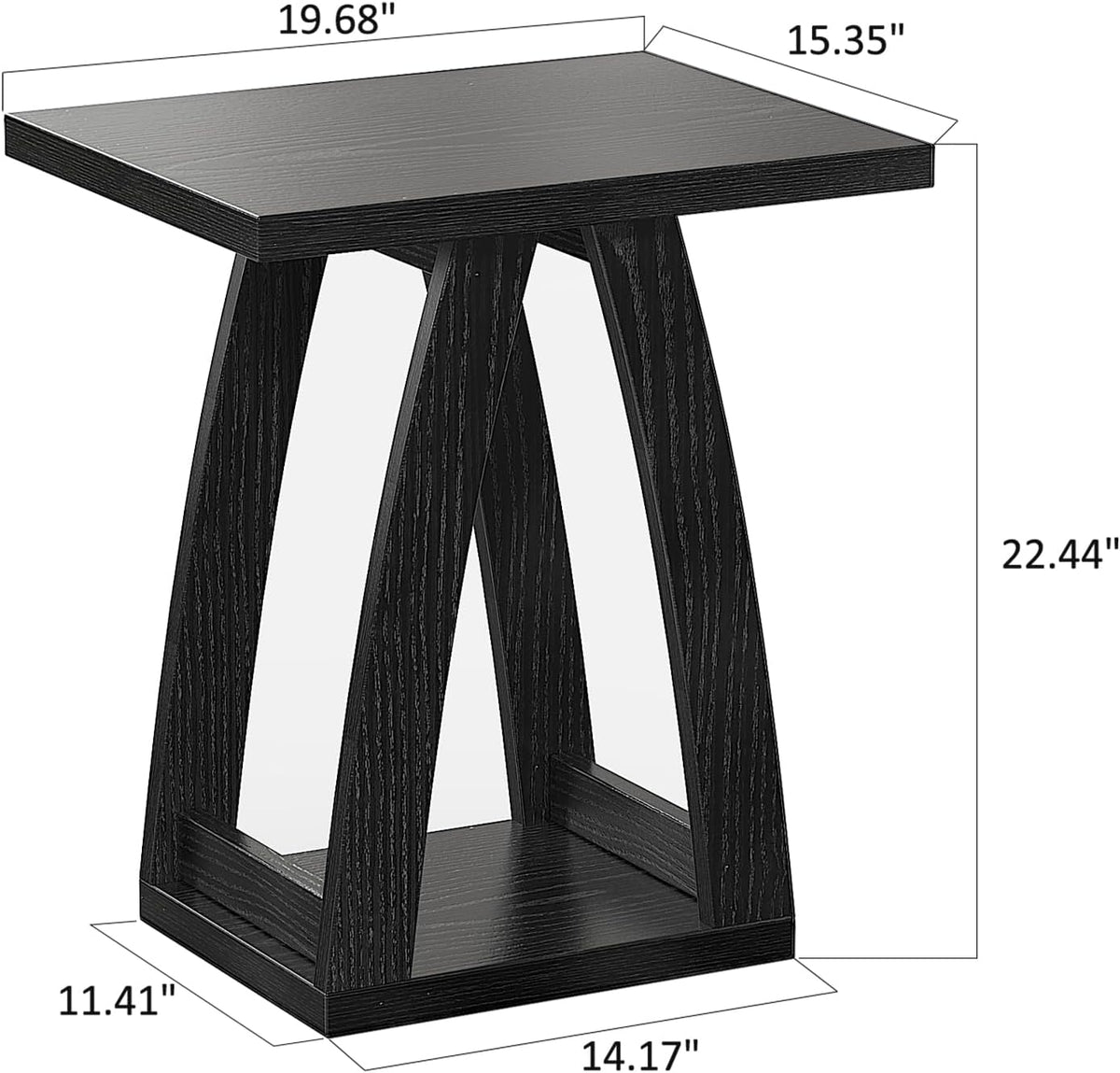 End Tables Living Room, Side Table Beside Sofa, Nightstand for Bedroom, Couch Side Table with