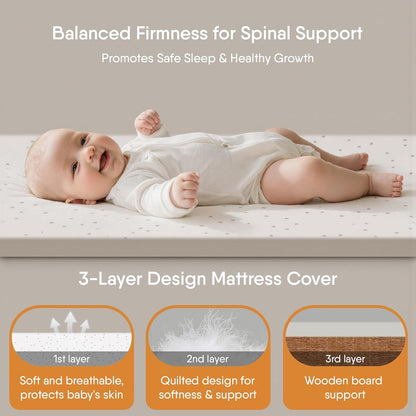 3-in-1 Baby Bassinet, Rocking Bassinet, Bedside Bassinet for Baby, Stable and Secure Bassinet