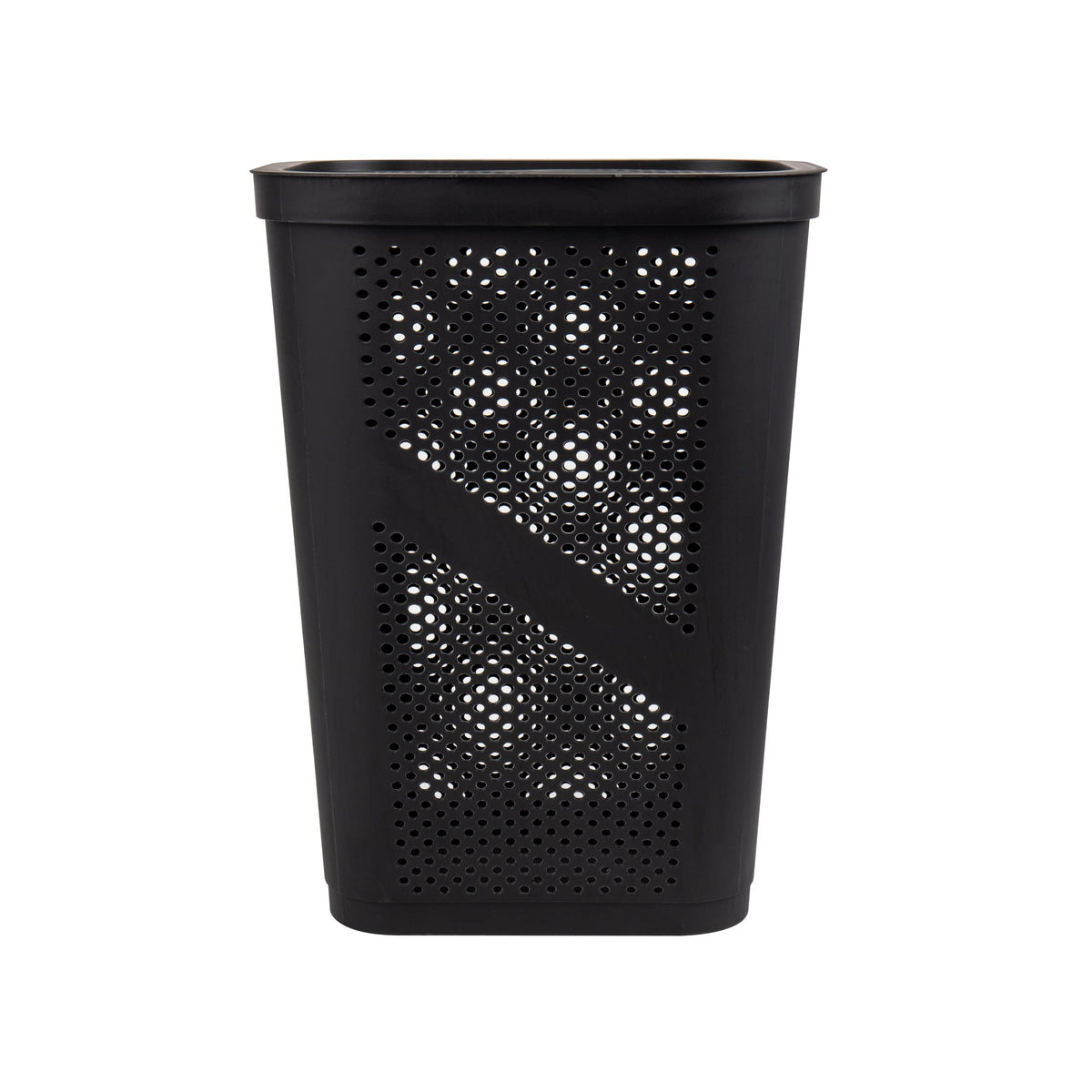 Mind Reader Slim Laundry Hamper with Lid, 60L Ventilated Clothes Baskets, Tapered Design for
