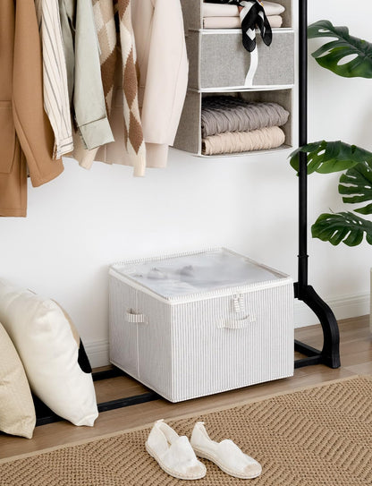 StorageWorks Shoe Organizer for Closet, Fits up to 16 Pairs, Shoe Cubby Storage Containers with
