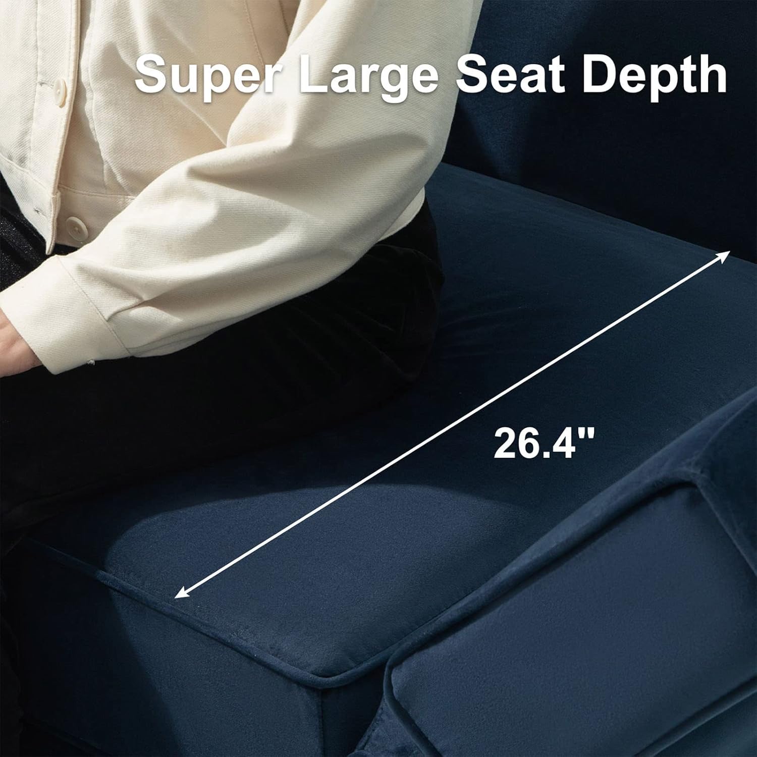 Belffin Modular Sectional Sofa with Storage Seats Velvet L Shaped Corner Couch Convertible