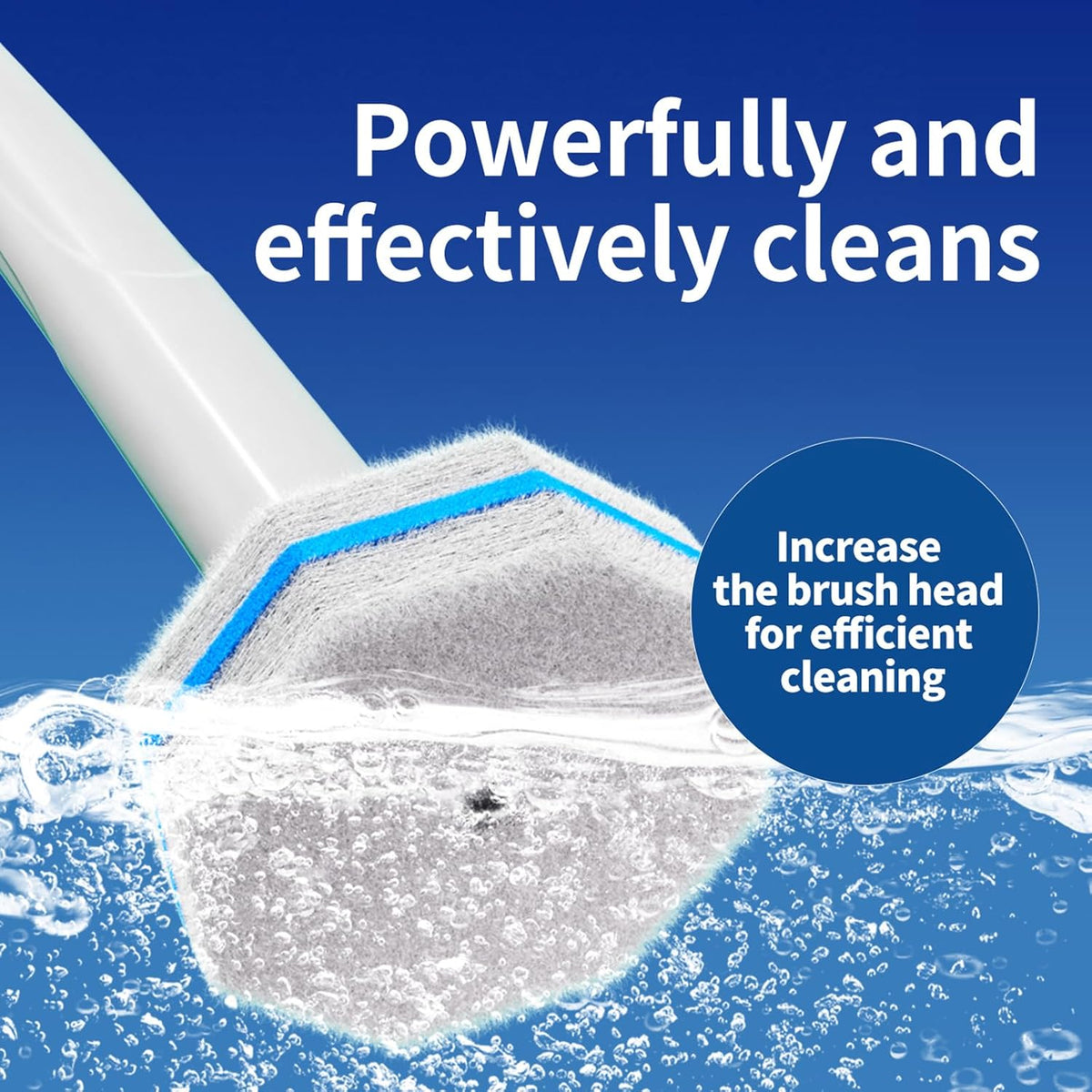 60pc Refills Disposable Toilet mats Brush Cleaning System, Toilet Cleaning Brush, 60 Replacement