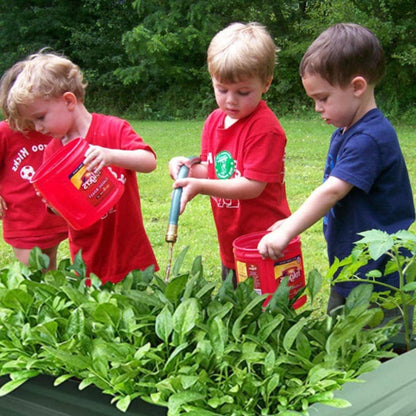 4x2x1ft Metal Raised Garden Bed Kit，Galvanized Garden Bed Box for Vegetables, Flowers, Herbs, and