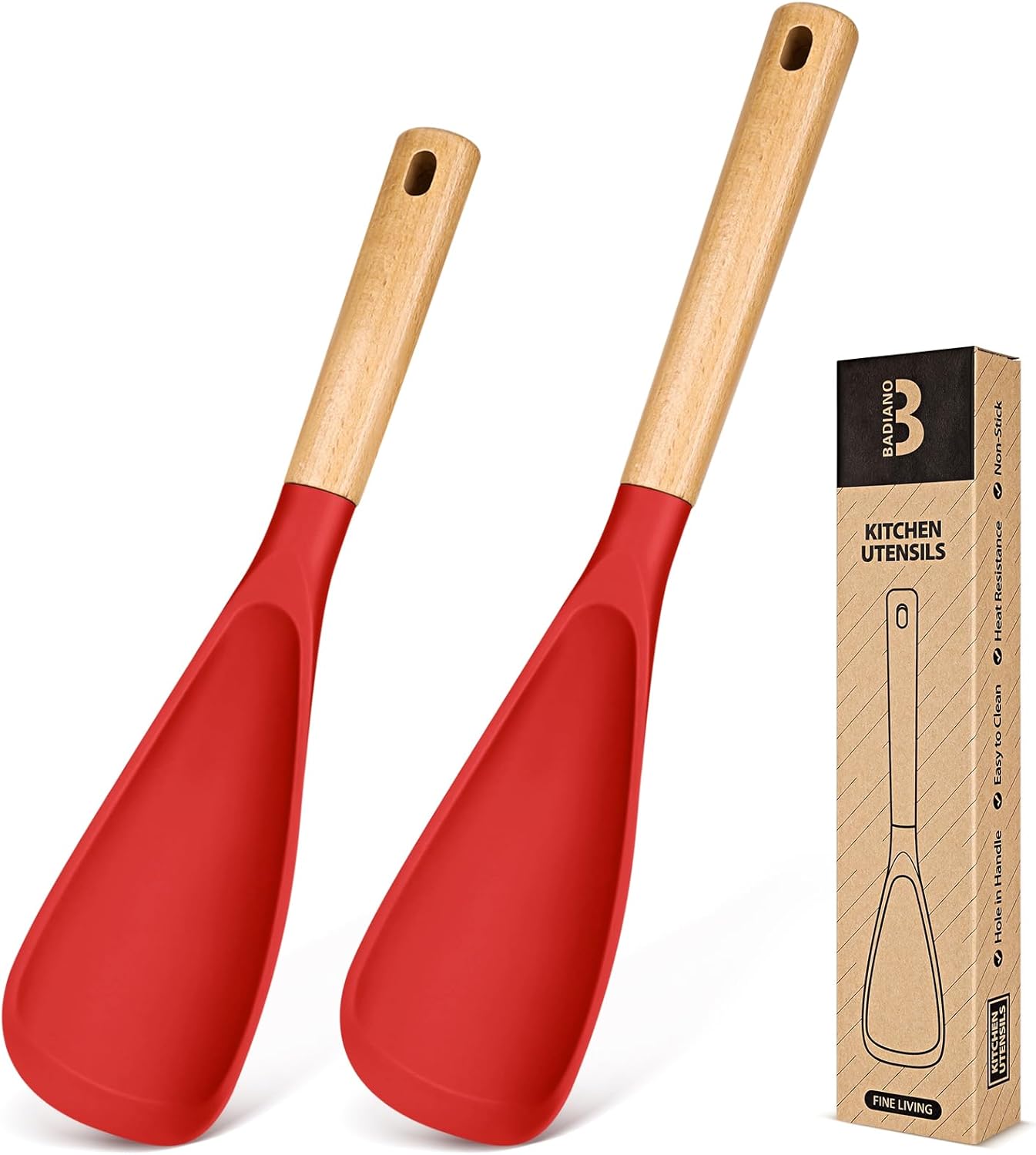 Multifunction Spatula Spoon for Nonstick Cookwares, Great for Cooking and Serving, Sturdy BPA-Free