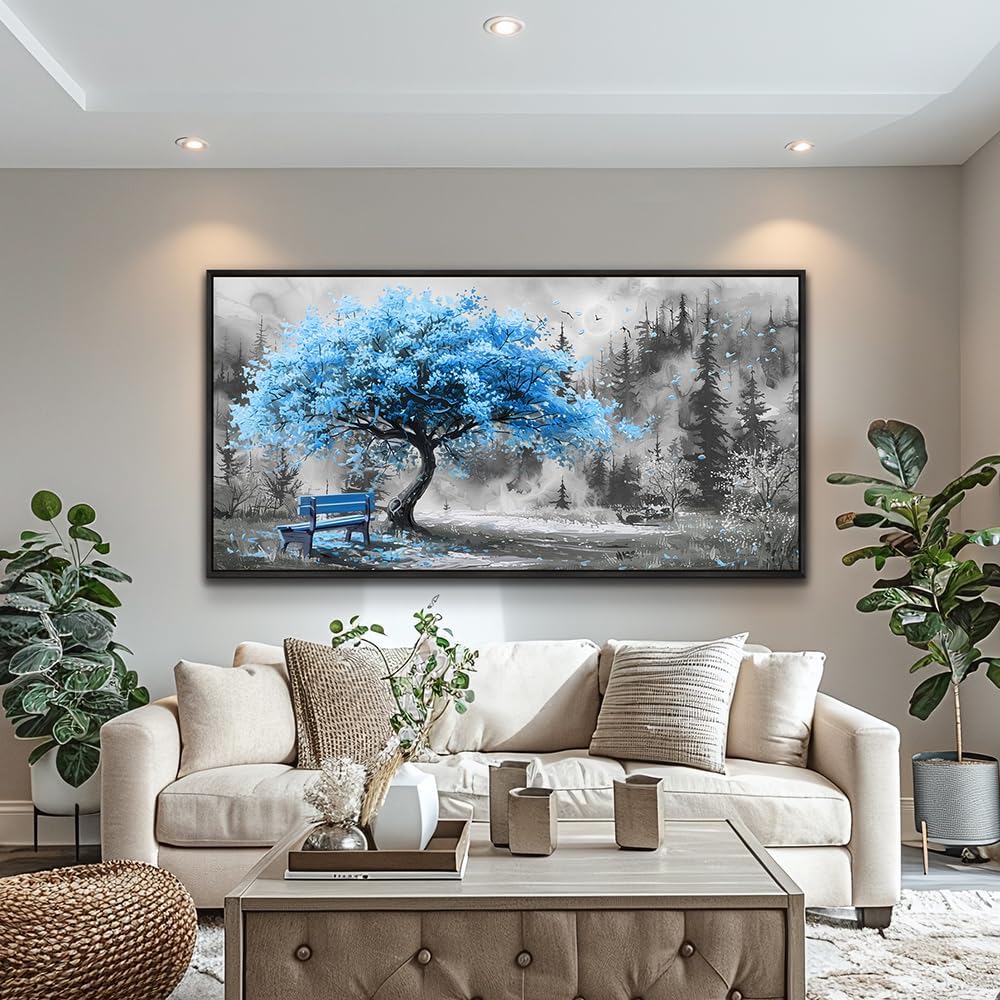 ZUITINGHUA Black Framed Canvas Wall Art For Living Room Large Wall Decor For Office Bedroom