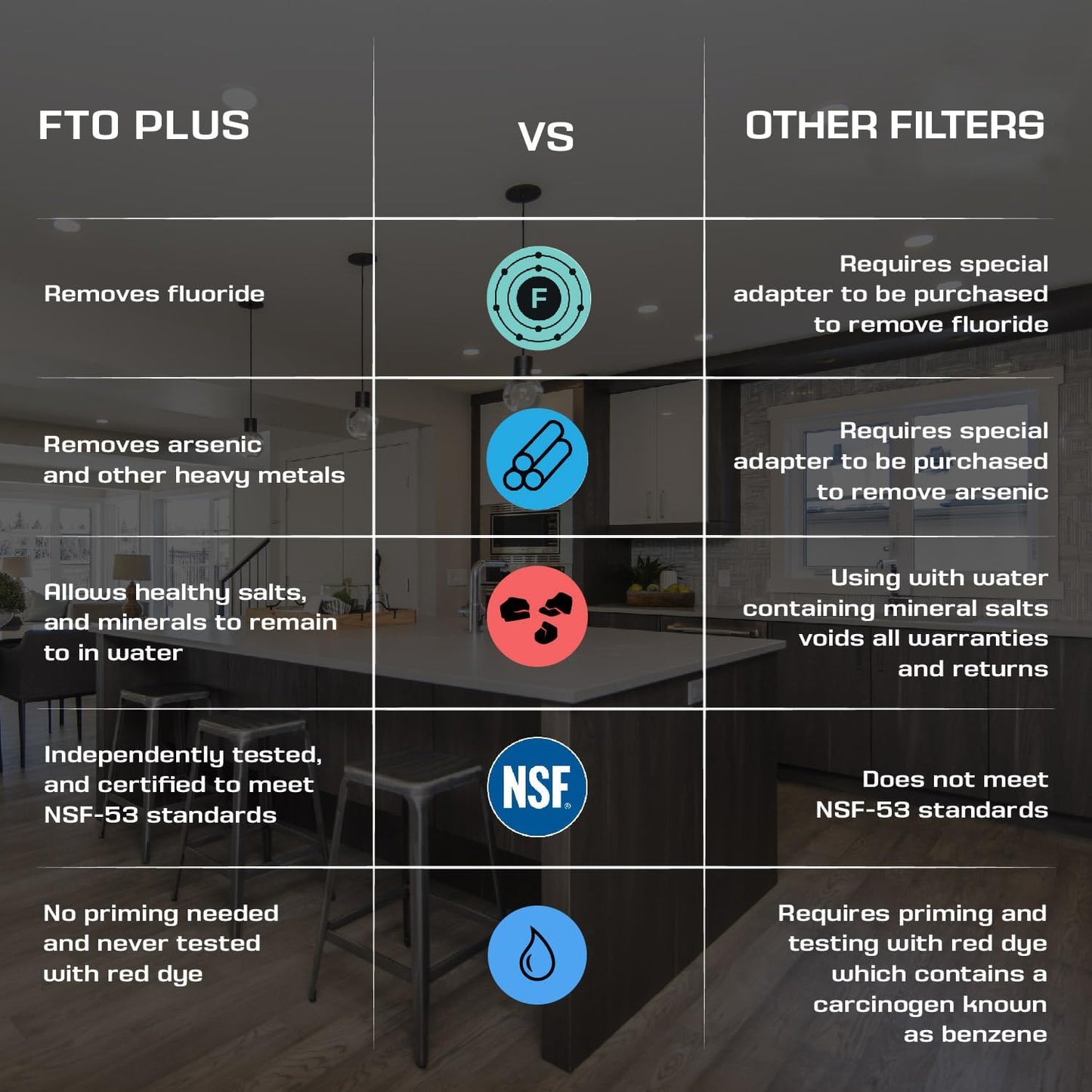 Coldstream FTO Plus Water Filter Cartridge (2 Pack) - Dependable for Easy Installation as a Berkey