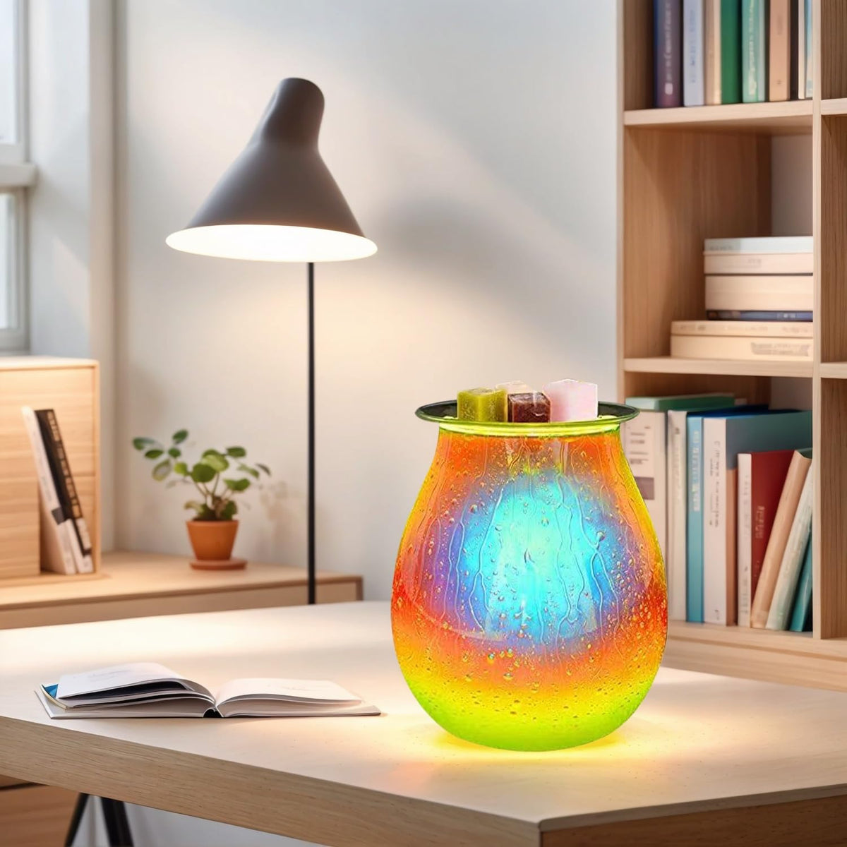 Dicimi Wax melt Heater, Electric Fuel Heater, Glass Wax Heater - for Home, Kitchen, Living Room