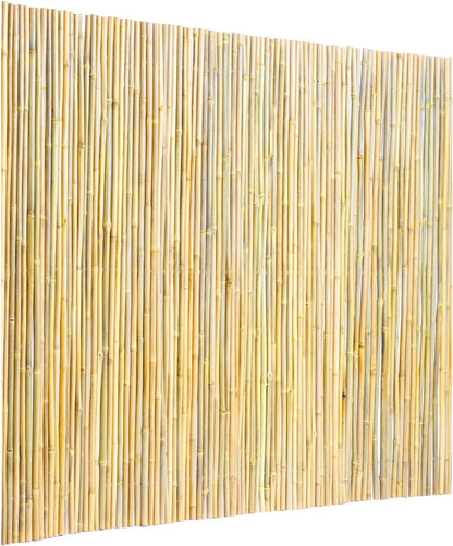 VEVOR Natural Rolled Bamboo Fence, Eco-Friendly Privacy Screen - 4 ft H x 6 ft L x 0.75 in D
