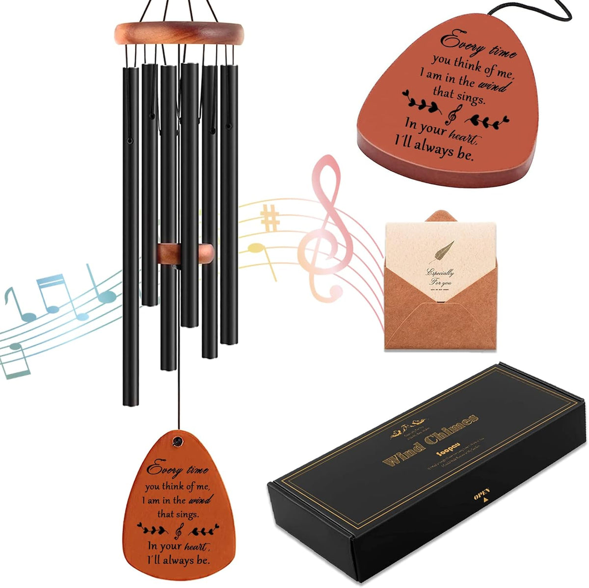 Sympathy Wind Chimes, Memorial Wind Chimes for Loss of Loved One