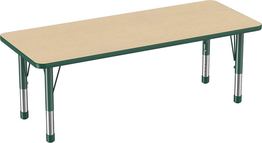 Factory Direct Partners FDP Rectangle Activity School and Classroom Kids Table (24 x 60 inch)