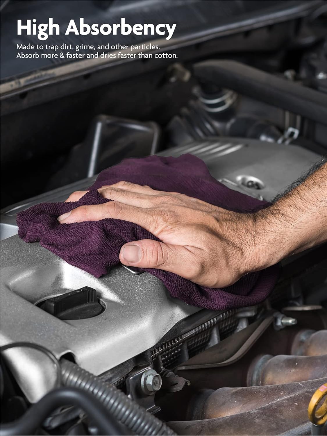 Fantasticlean Microfiber Cleaning Cloth Roll -75 Pack, Tear Away Microfiber Towels, 12" x 12"