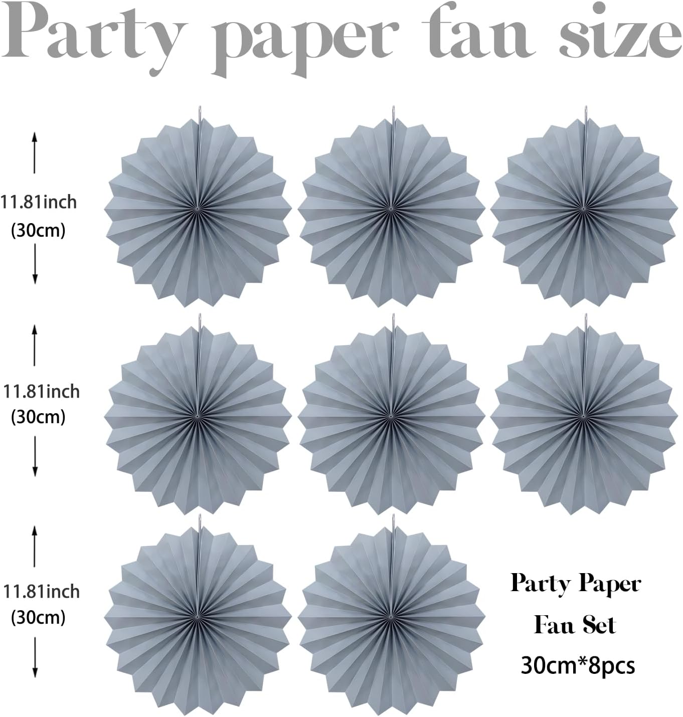 Gray Party Decorations,Wedding Decorations for Party Events Accessories,Anniversary
