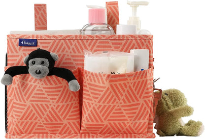 Surblue Bedside Caddy Hanging Bed Organizer Storage Bag Pocket for Bunk and Hospital Beds, College