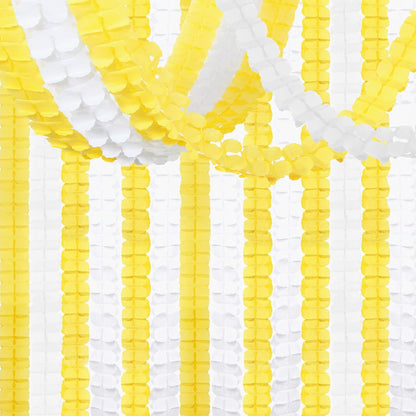 White-Yellow Party-Decorations Streamers Garland - 157Ft Four-Leaf Clover Hanging Banner,Wedding
