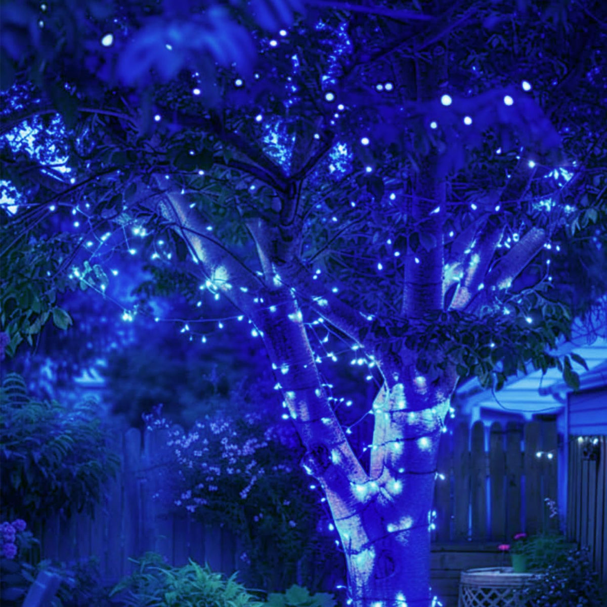 Upgrade Solar String Lights for Outside 2 Pack Total 180FT 500LED String Lights Outdoor with 8