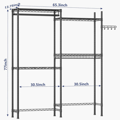 Over Washer and Dryer Shelves,Laundry Room Storage Organization Clothes Drying Rack,4 Tier