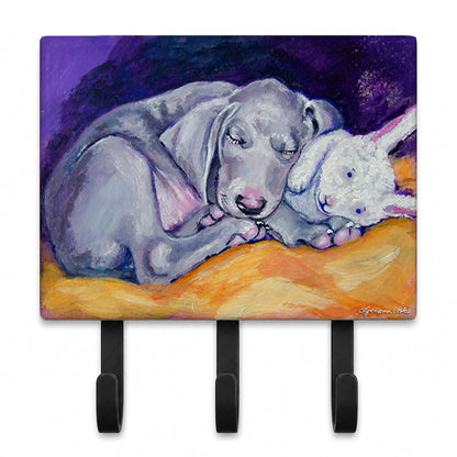 Caroline's Treasures 7354TH68 Weimaraner Snuggle Bunny Leash or Key Holder, Wall Hooks, Key Hooks