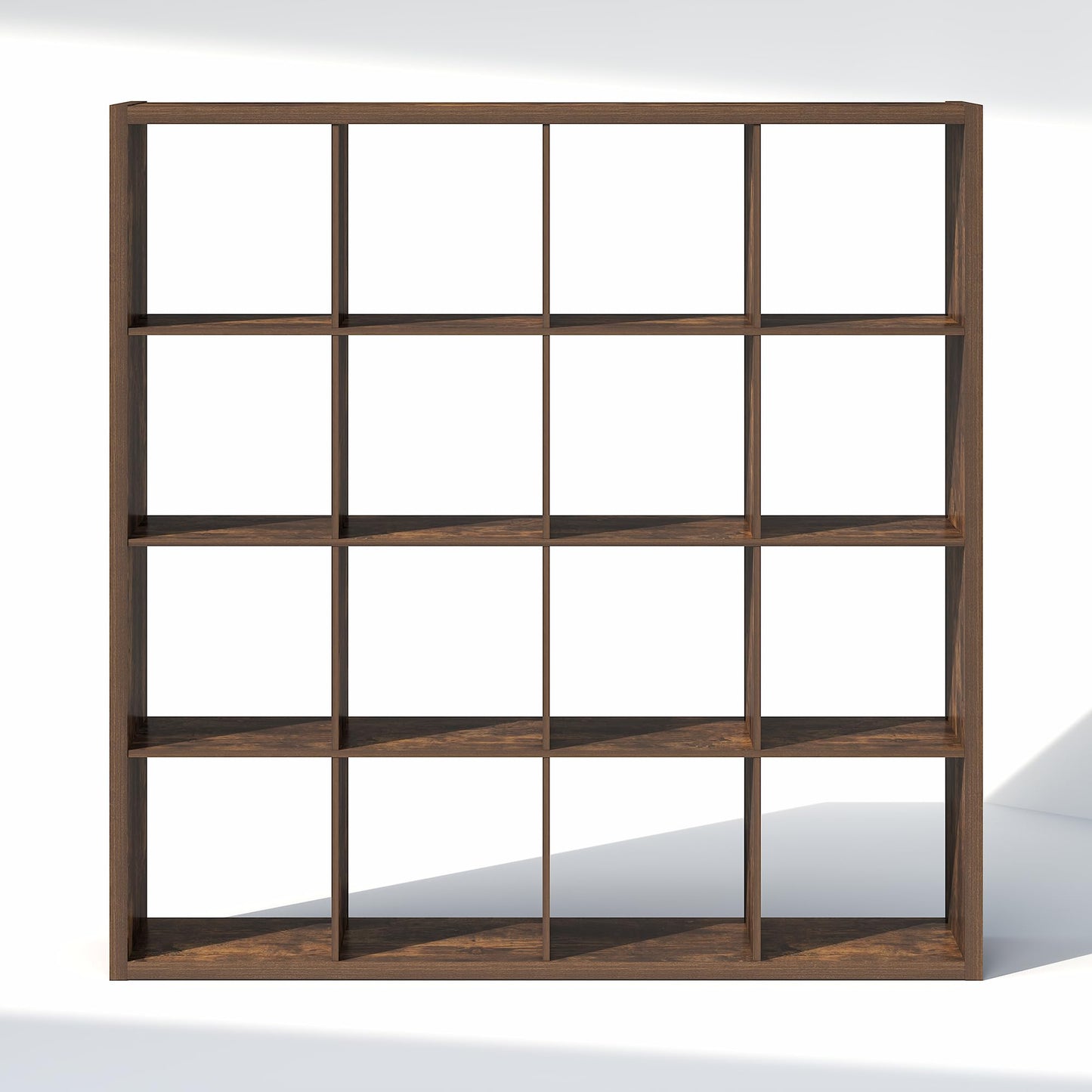 Furinno Cubic Extra Thick 16-Cube Closet Organizers and Storage, Amber Pine