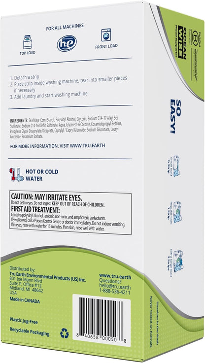 Tru Earth Platinum - Heavy Duty Laundry Detergent Sheets - Up to 768 Loads (384 Count), Fragrance