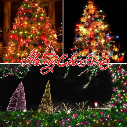 100LIGHTS Multi Extra-Bright with End Connectors Christmas Decorative Lights 5.98m UL Certified