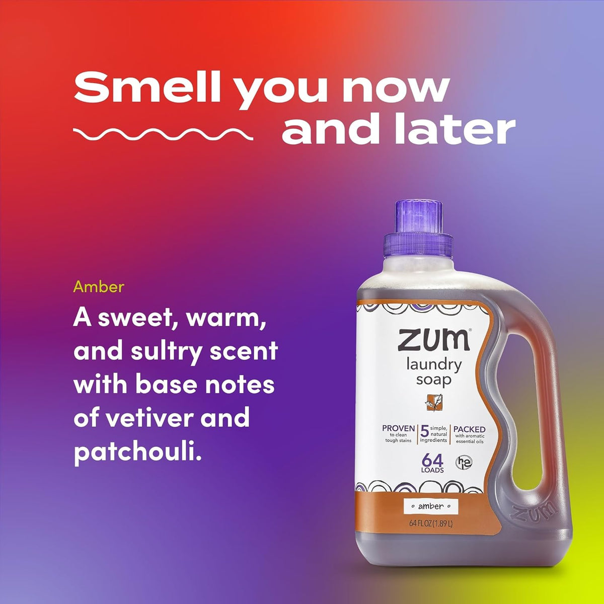 Indigo Wild Zum Clean Laundry Soap - Plant-Based Liquid Laundry Soap - Contains Baking Soda