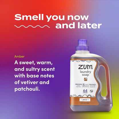 Indigo Wild Zum Clean Laundry Soap - Plant-Based Liquid Laundry Soap - Contains Baking Soda