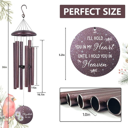 ASTARIN Personalized Memorial Wind Chimes, Customized Sympathy Deep Tone Wind Chime, Grief Gifts