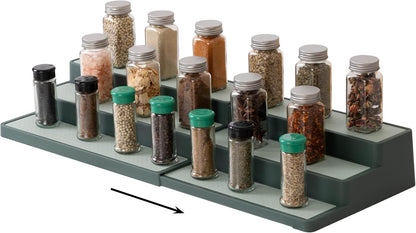 SIMPLEMADE 3-Tier Spice Rack Organizer - Versatile Storage Shelf for Kitchen, Bathroom, Bedroom &