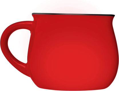 DISCOUNT PROMOS Glazed Campfire Coffee Mugs 12 oz. Set of 10, Bulk Pack - Perfect for Coffee, Tea