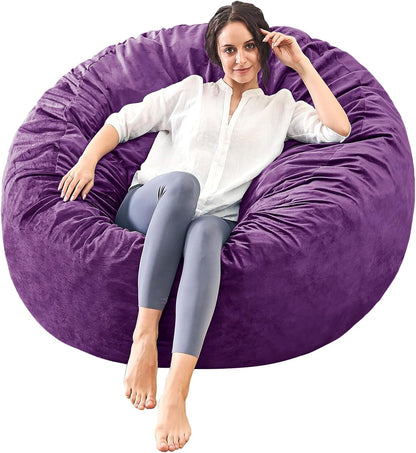 Bean Bag Chairs for Adults - Memory Foam Furniture BeanBag Chair - Kids/Teens Sofa with Soft Micro