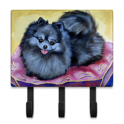 Caroline's Treasures 7503TH68 Pomeranian Leash or Key Holder, Wall Hooks, Key Hooks Holder, Coat