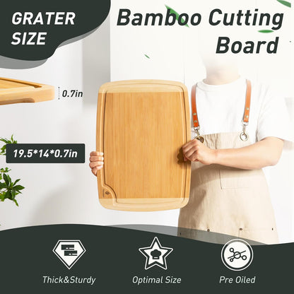 Bamboo Cutting Board Set Non Slip Feet Over Sink Acrylic Counter Lip Glass Plastic Smart Clear