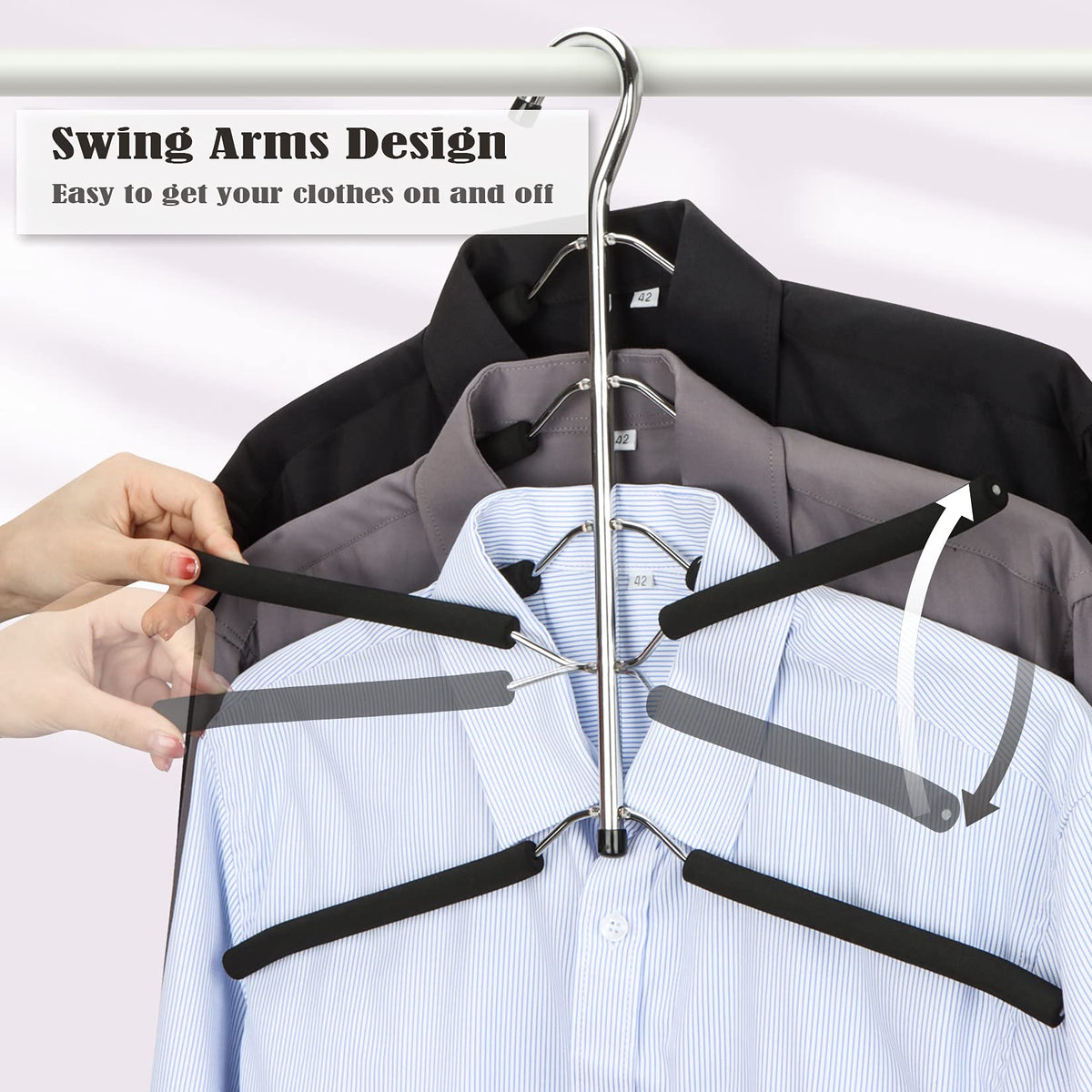Hangers Space Saving Clothes Hanger 2 Packs