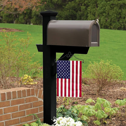 TOPFLAGS Garden Flag Holder with American Flag Garden Flag Banner Hanger for Wall Outside Yard