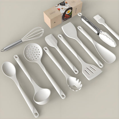 Silicone Cooking Utensils Set - 600°F Heat Resistant, Nonstick Kitchen Utensil Set with Spatulas