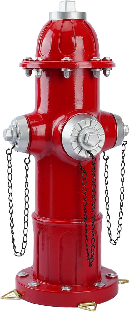 Elenon Garden Fire Hydrant Outdoor Statue Decorative for Dog to Peed on, 14.5" Fire Hydrant Puppy