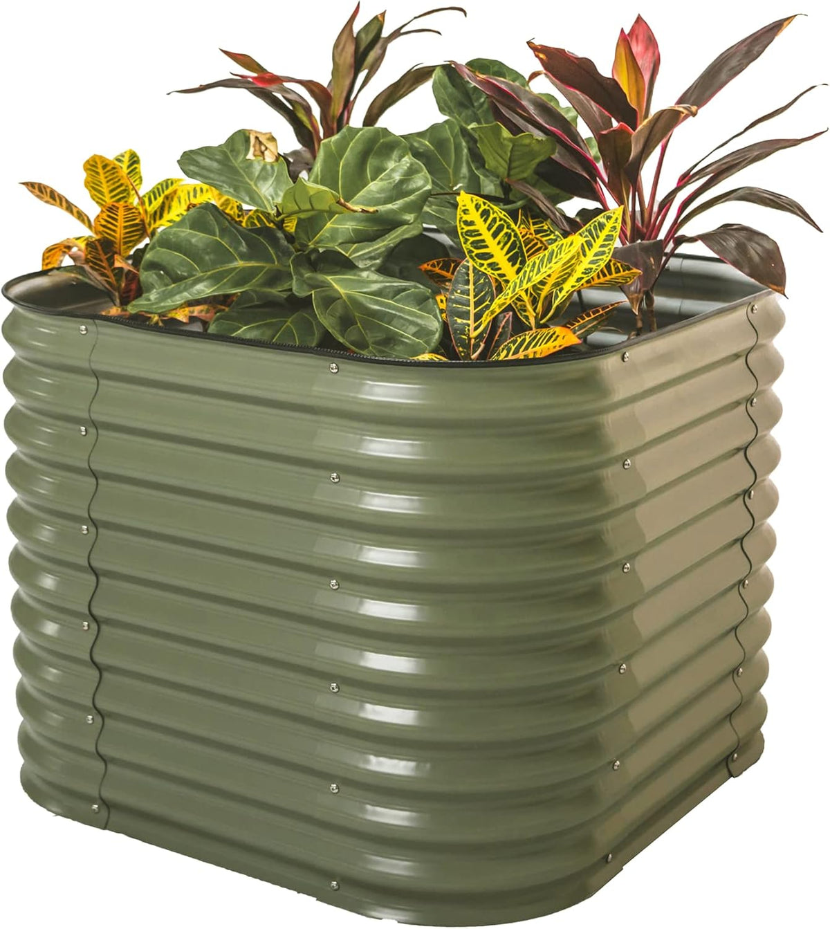 Vego garden 32" Extra Tall Raised Garden Bed Kits,4 in 1 Modular Raised Planter Box for Vegetables