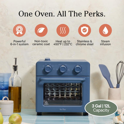 Our Place Wonder Oven | 6-in-1 Air Fryer & Toaster Oven with Steam Infusion | Compact, Countertop