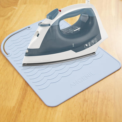 ANGENIL Heat Resistant Silicone Mat for Hair Tools - Counter Mat Pad Cover for Curling Irons, Flat