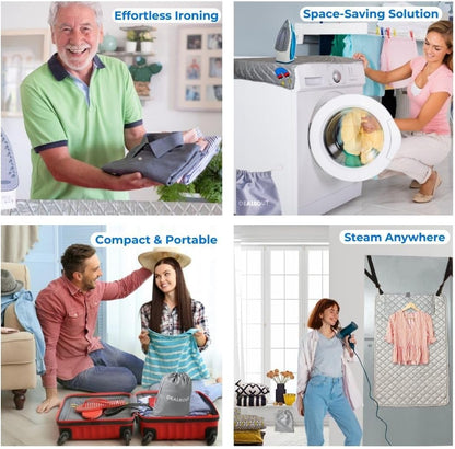Premium Ironing Mat Heat Resistant Silicone Iron Rest Non Slip Magnetic Portable Ironing Pad Table