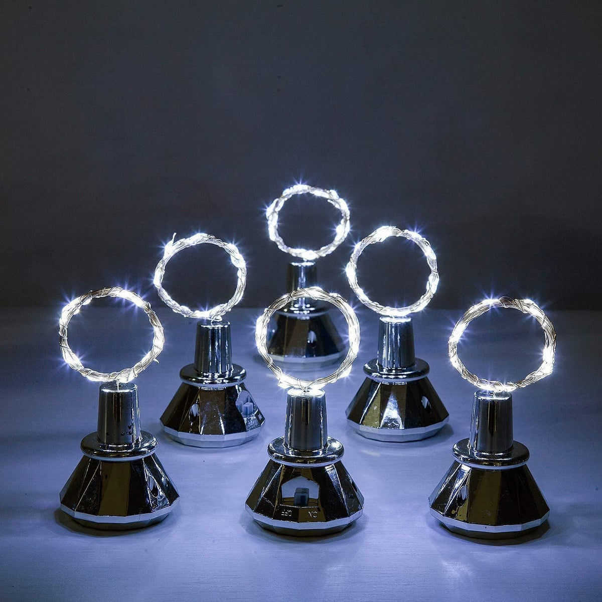 Solar Cork Lights Outdoor - Waterproof Fairy Lights for Wedding Party, Garden, Patio & Pathway