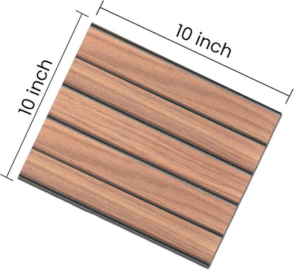 IZODEKOR 3D Wood Effect Wall Panels - Faux Wood Paneling for Living Room, Kitchen, Bathroom and