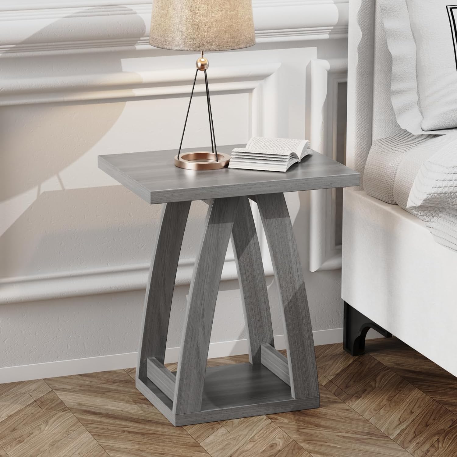 End Tables Living Room, Side Table Beside Sofa, Nightstand for Bedroom, Couch Side Table with