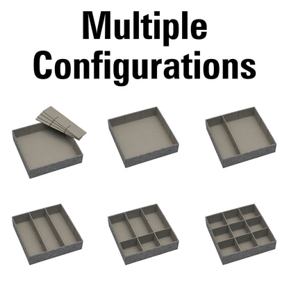 Household Essentials 3‑Piece Drawer Organizer Starter Set in Customizable Inserts of Large and