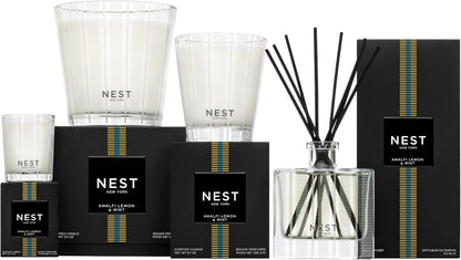 NEST New York Scented Classic Candle, Amalfi Lemon & Mint - 8.1 oz - Up to 60-Hour Burn Time